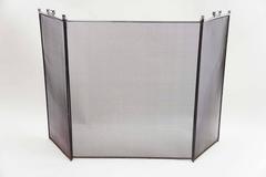 Albrizzi Complete Fireplace Set, Screen, Tools Andirons, Log Holder, 1960s