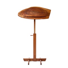 Signed Music Stand Walnut by George Nakashima for George Nakashima Studio, 1990