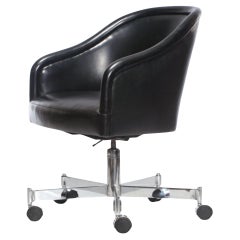 Barrel-Back Desk Chair by Ward Bennett for Brickel Associates