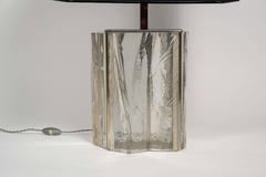 Nice Asymmetric French Lucite Lamp
