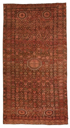 Tappeto afgano Afghanistan Circa 1910 - Lana Marrone-Rosso Design/One - 10598