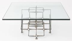 Brutalist Paul Evans Style Cocktail Table