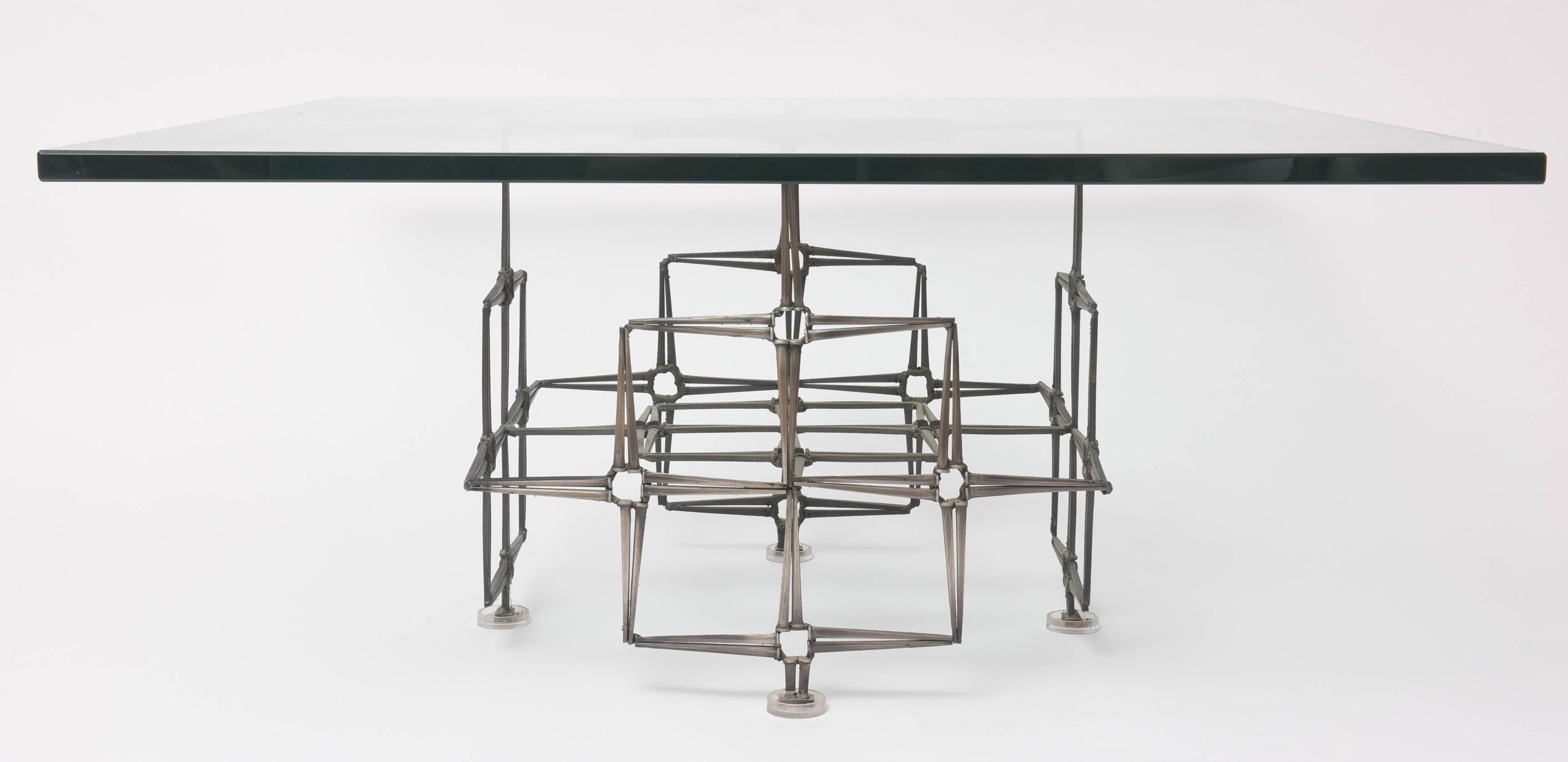 American Brutalist Paul Evans Style Cocktail Table For Sale
