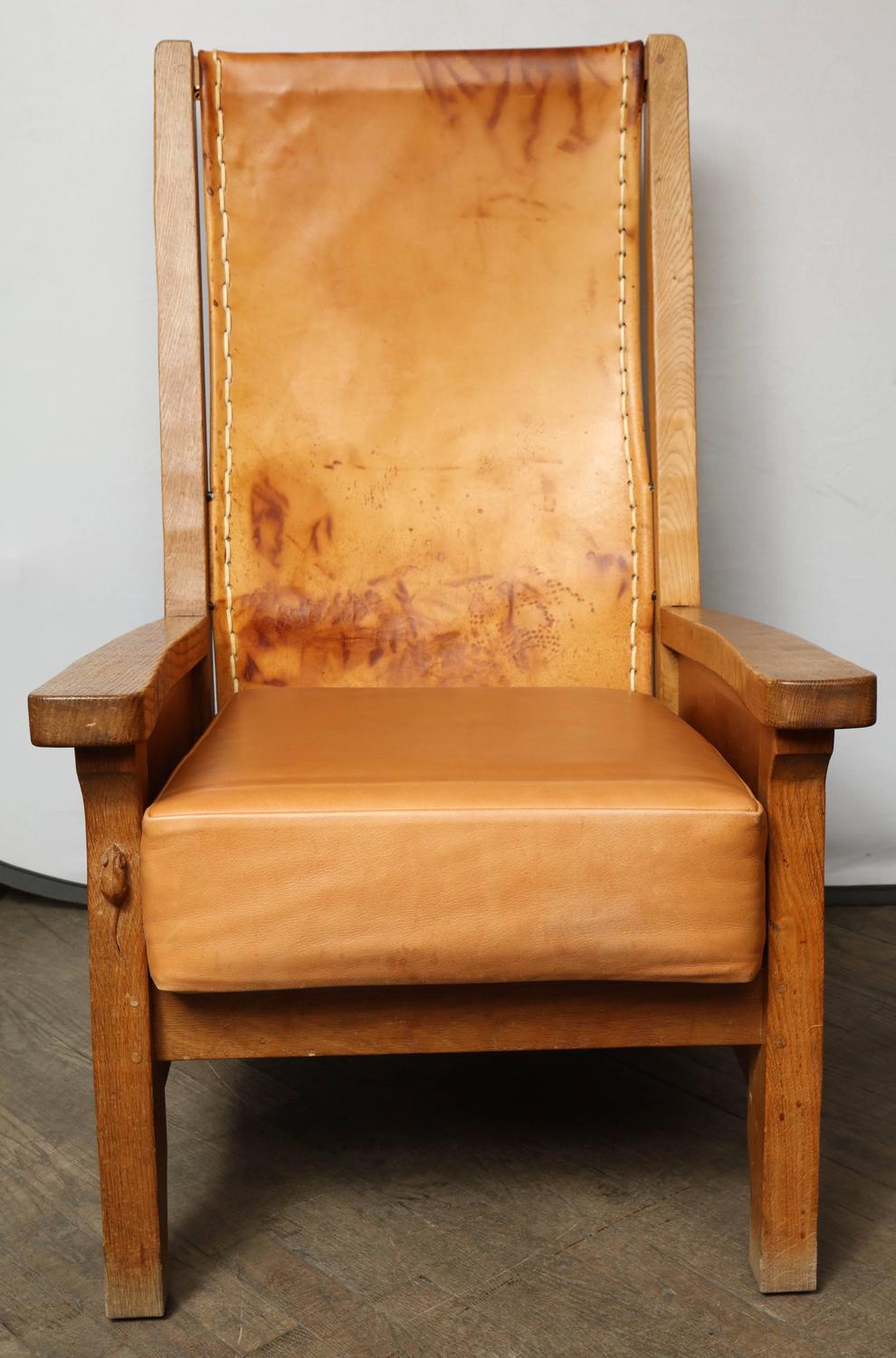 Vintage Robert "Mouseman" Thompson Chair For Sale at 1stdibs