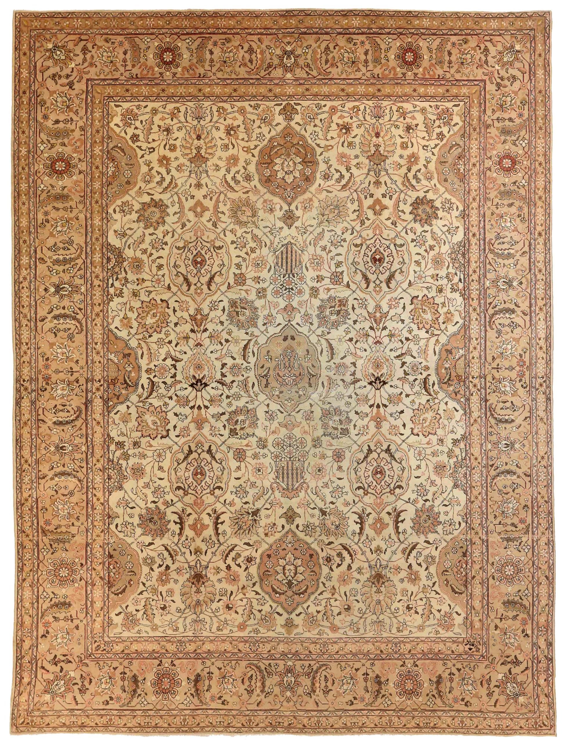 Persian Tabriz Area Rugs - 16061