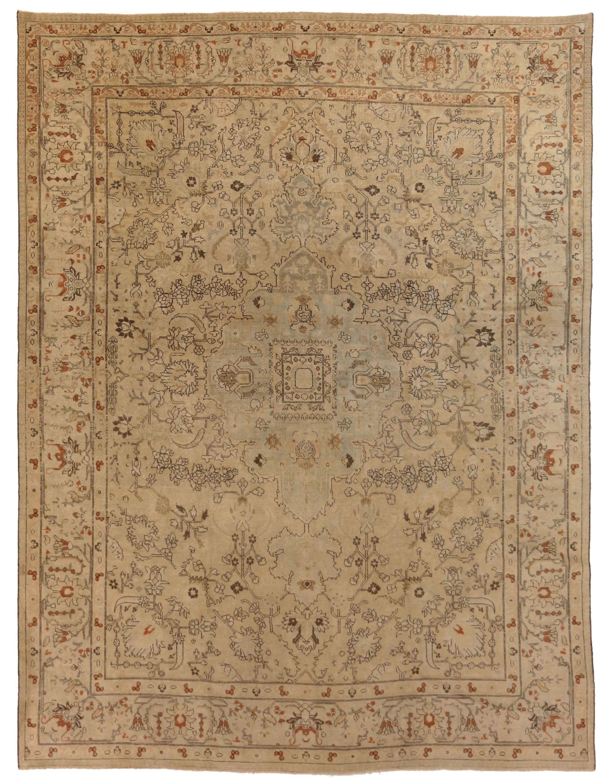 Persian Tabriz Area Rugs - 16376