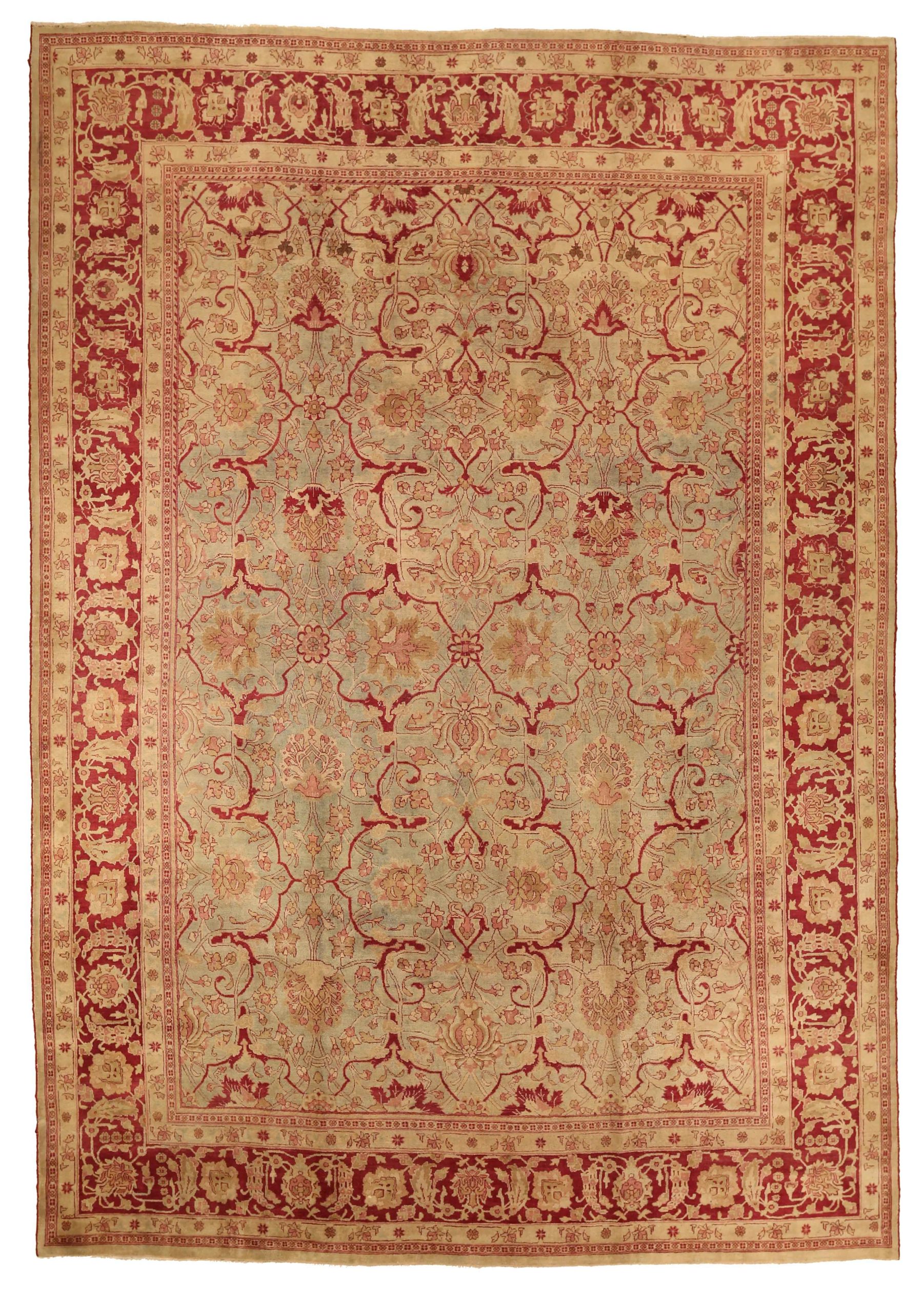 Alfombras persas Mashad Circa 1880 - 51974