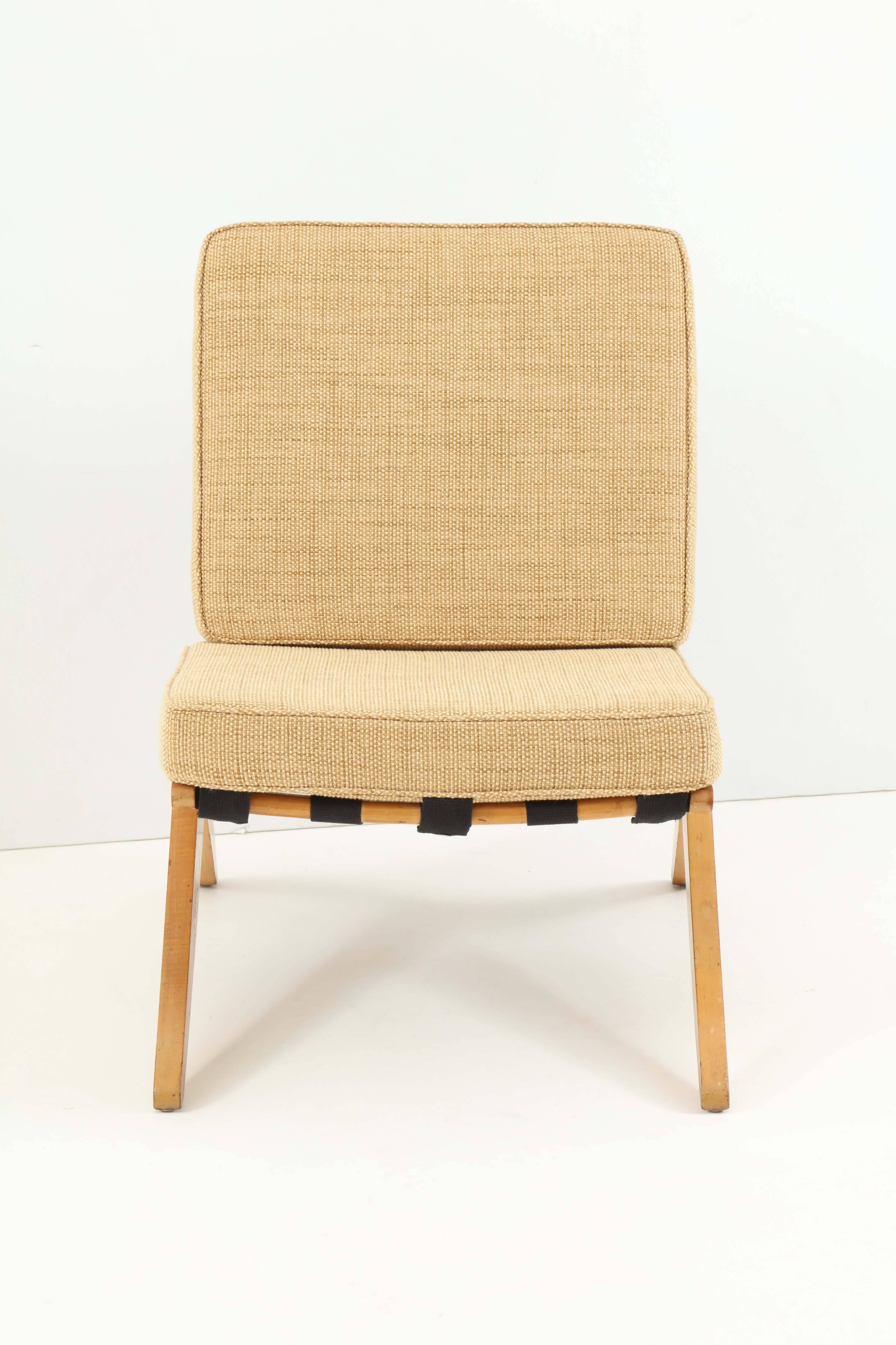Maple Pair of Pierre Jeanneret Scissor Chairs