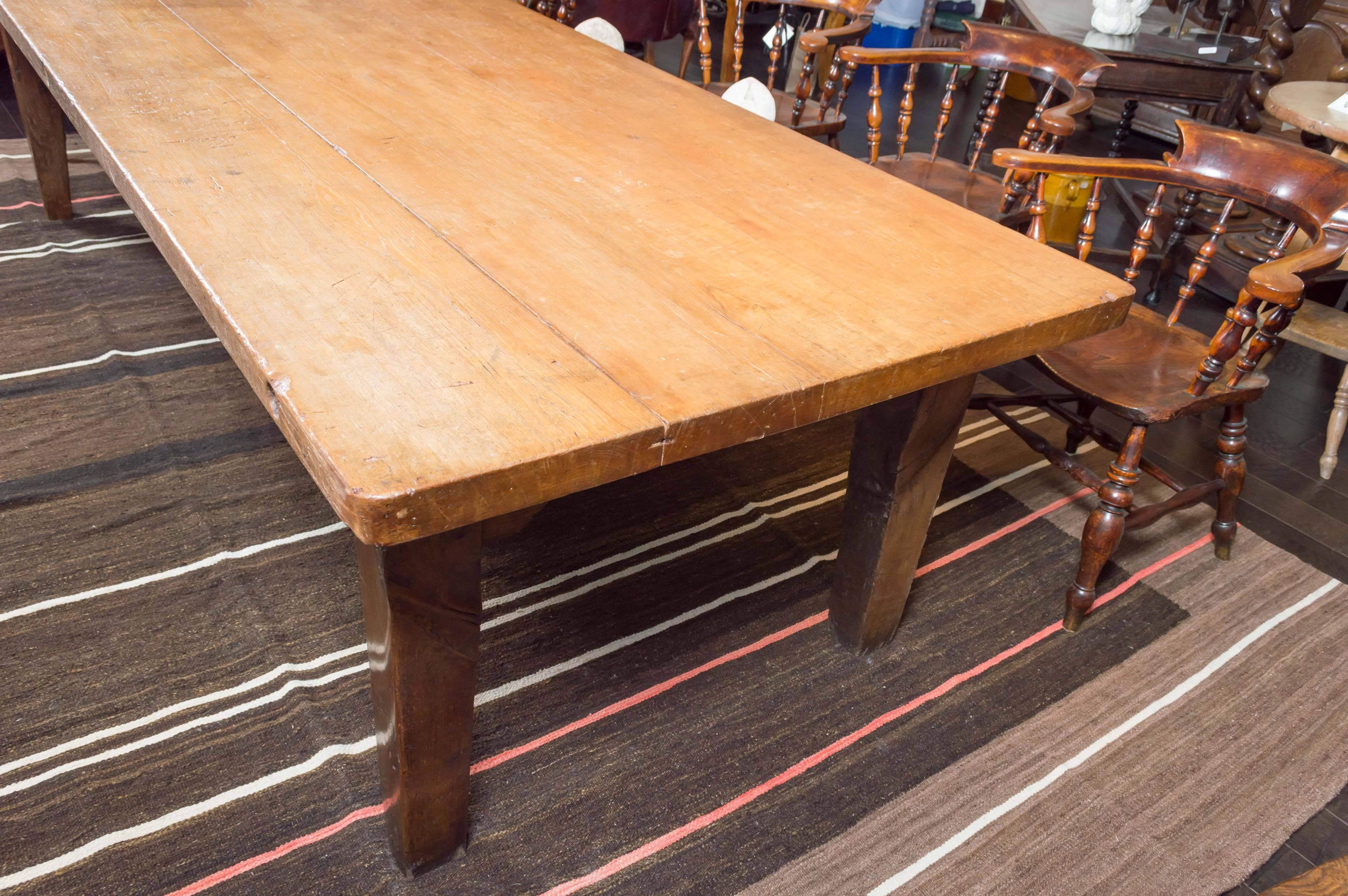 Very Large-Scale Farm House Table, English, circa 1840 For Sale 3