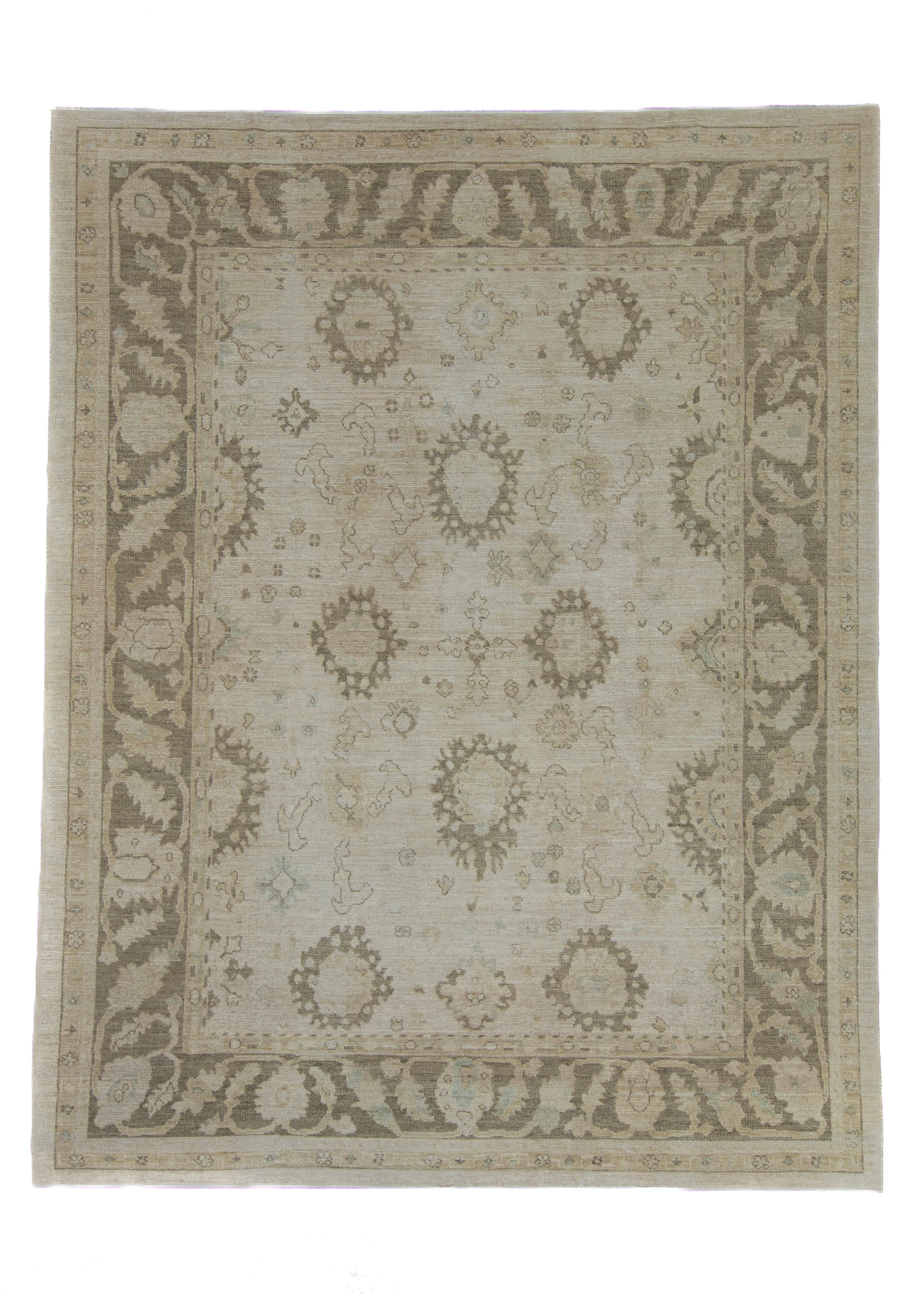 Turkish Oushak Rug 9'4" x 11'10"