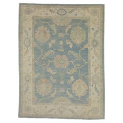 Turkish Oushak Rug 9'4" x 12'5"