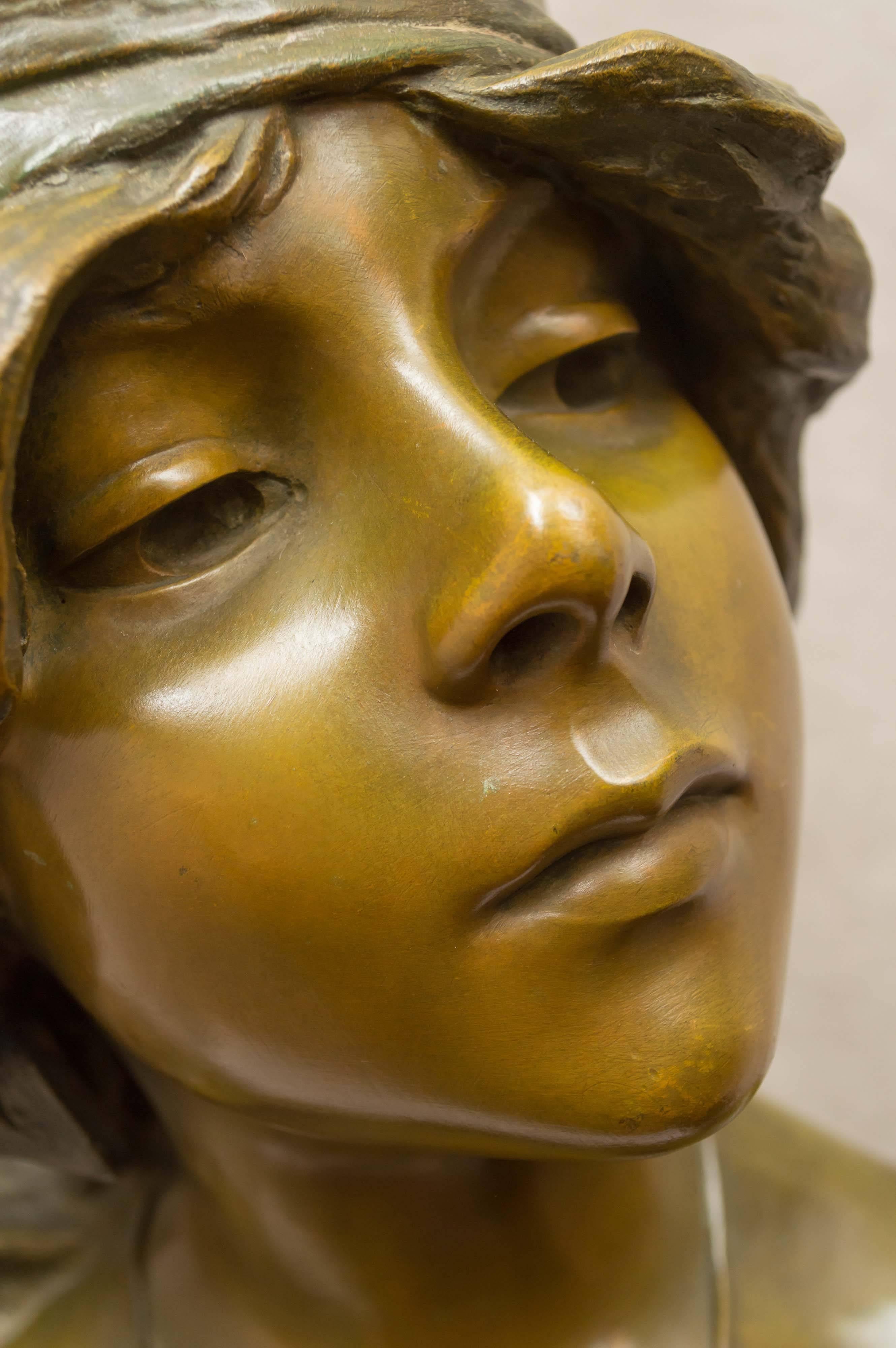Bronze Bust, Artist Signed 