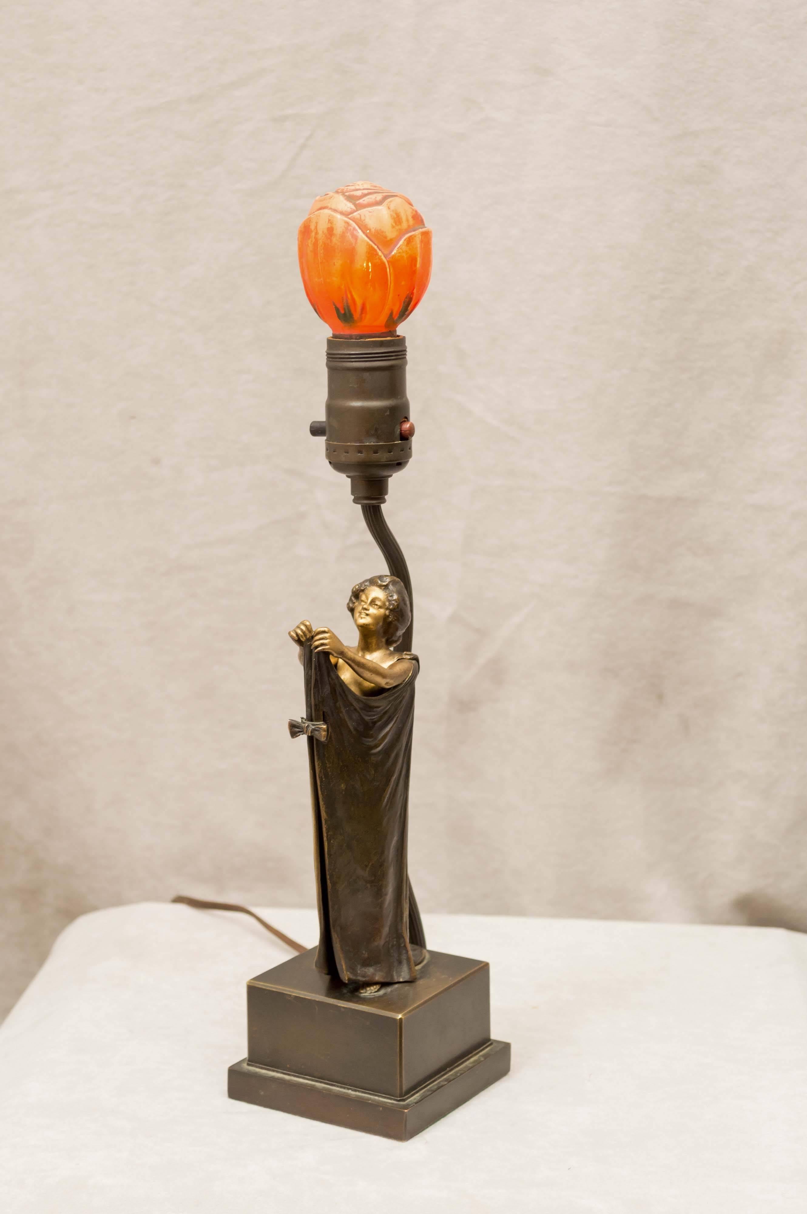 Carl Kauba produced some of the most exotic and original works of art in bronze. He did quite a few of these often-called 