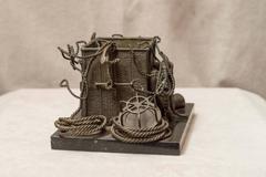 Bronze Air Balloon Gondola or Aviation Interest
