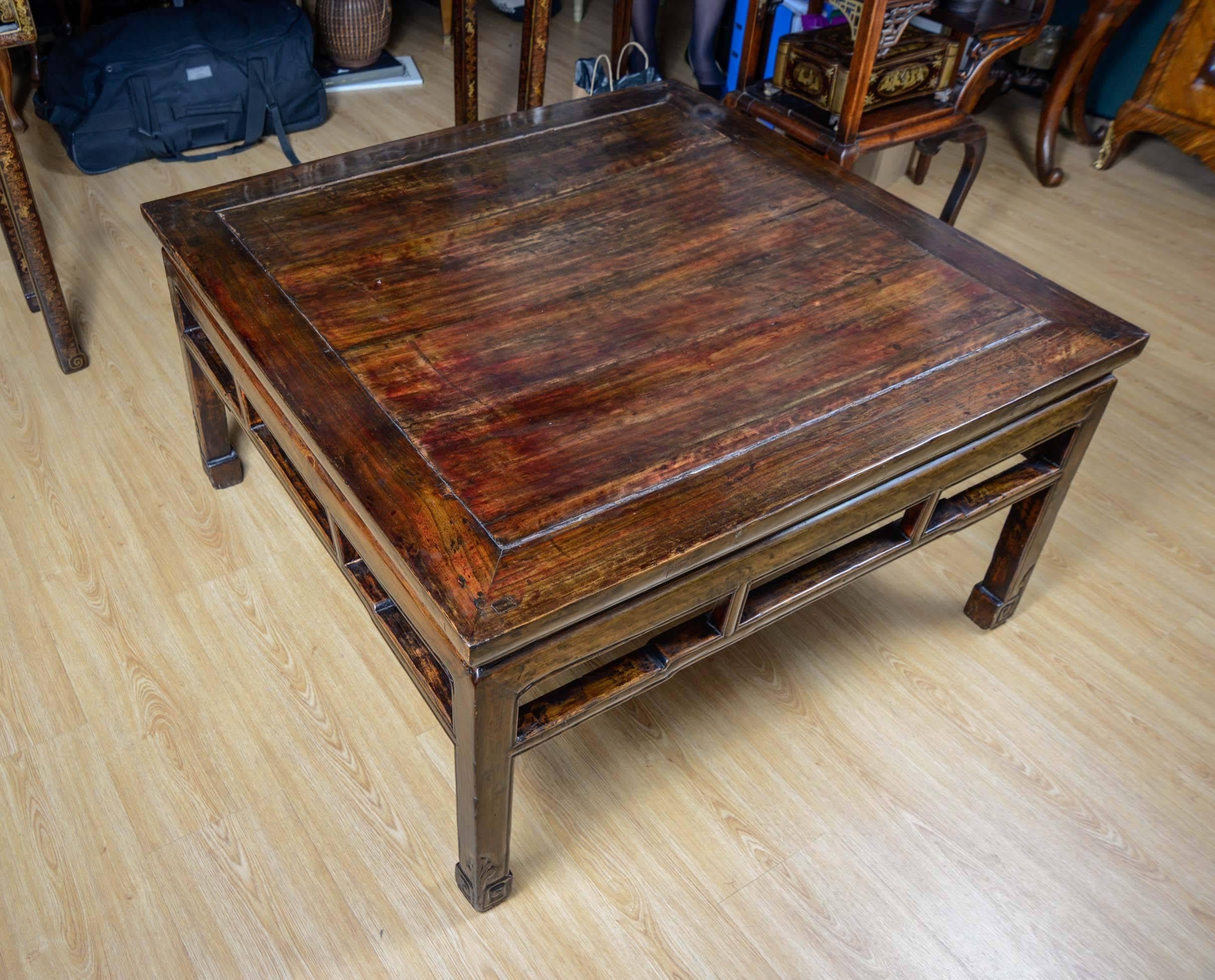 Wood 19th Chinese Tea Table For Sale