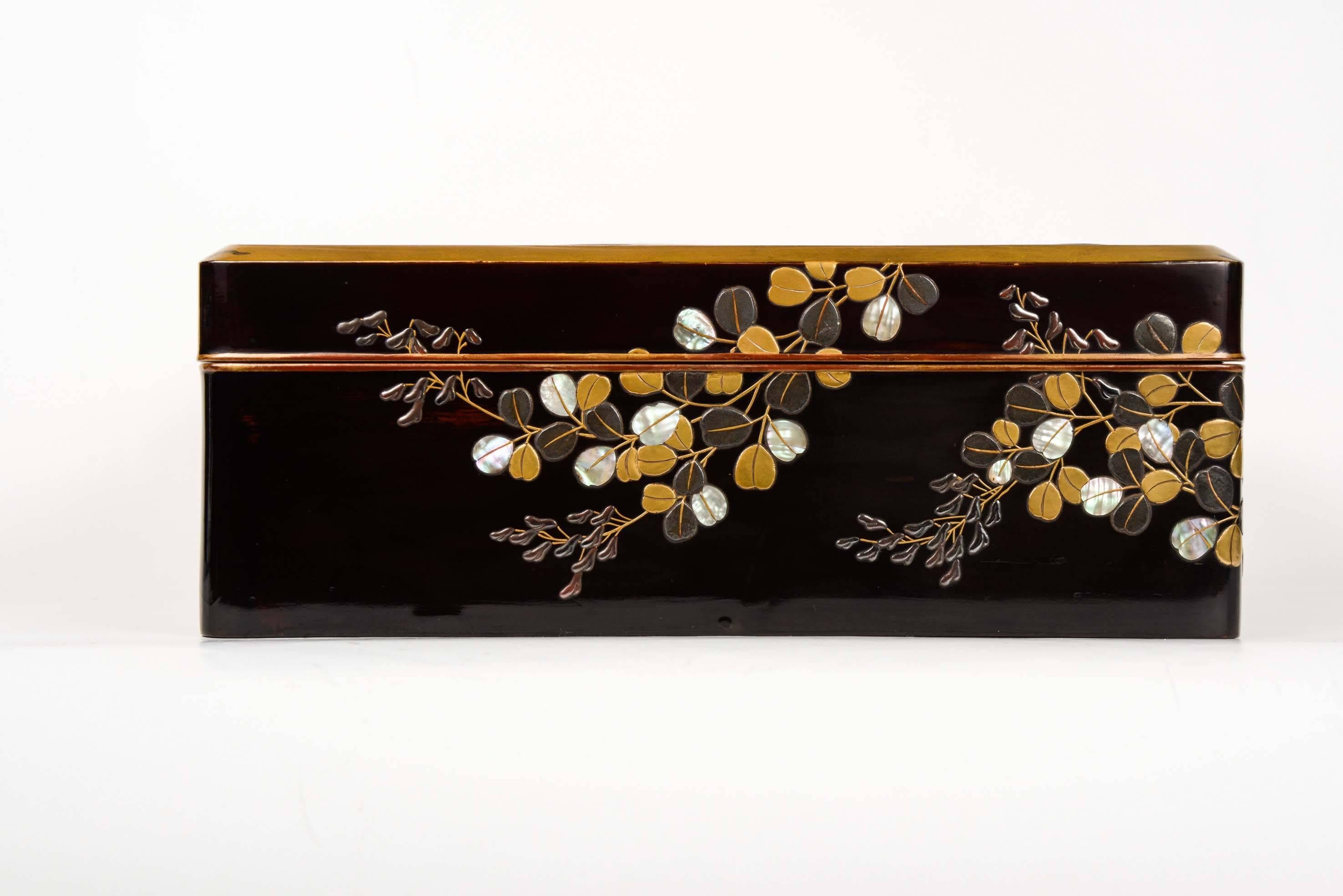 19th Century Japanese Lacquered Ryoshi-Bako Mont Fuji ( Decorative Box) 7