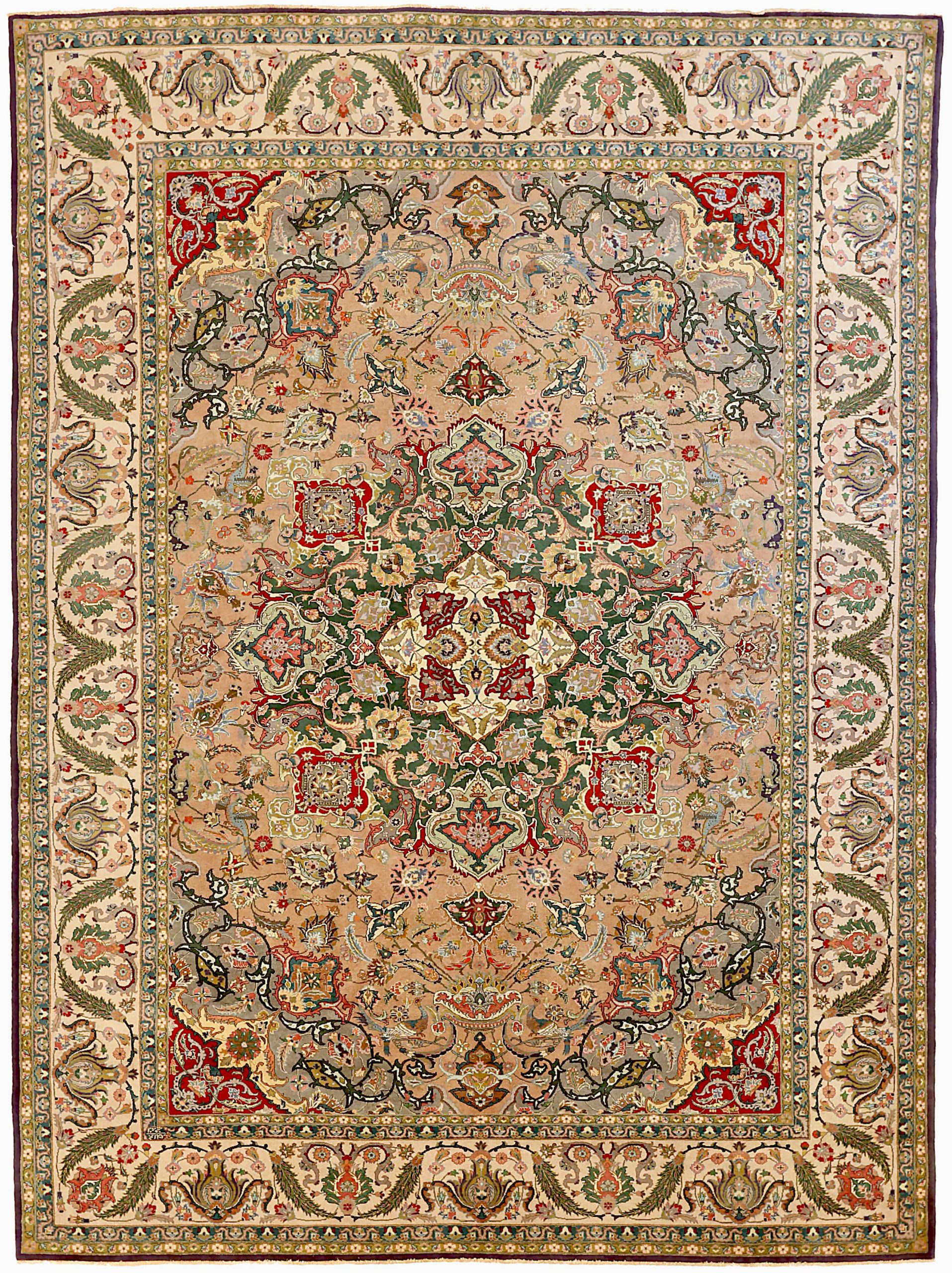 Tapis persan Tabriz Circa 1880 - 69001