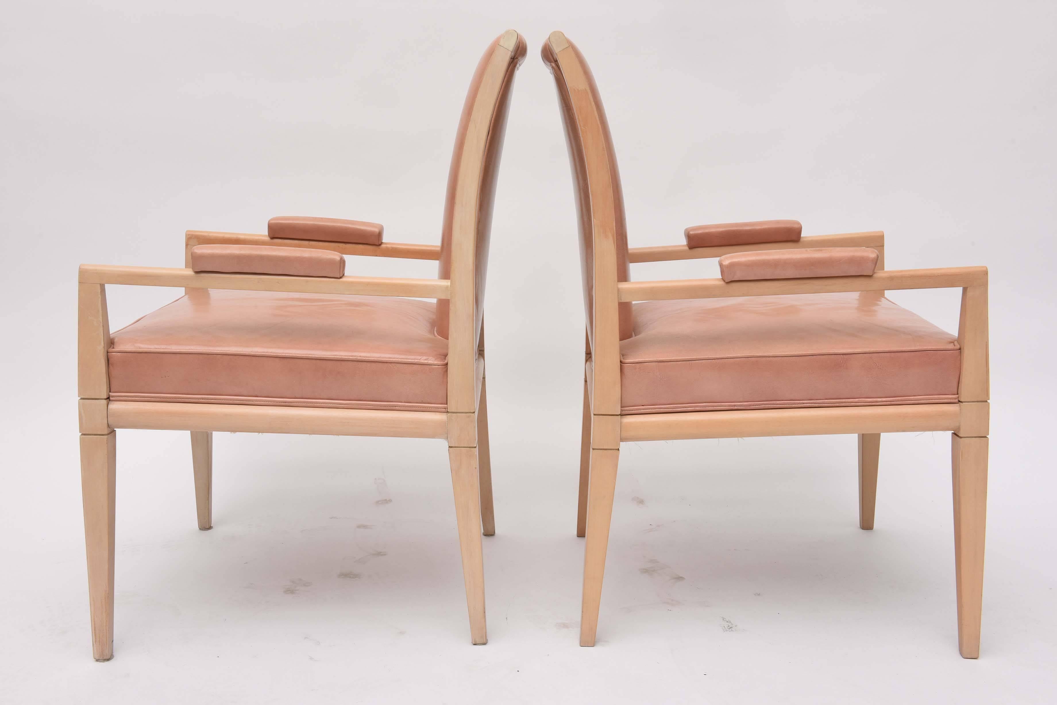 Mid-20th Century Tommi Parzinger Slat Back Chairs