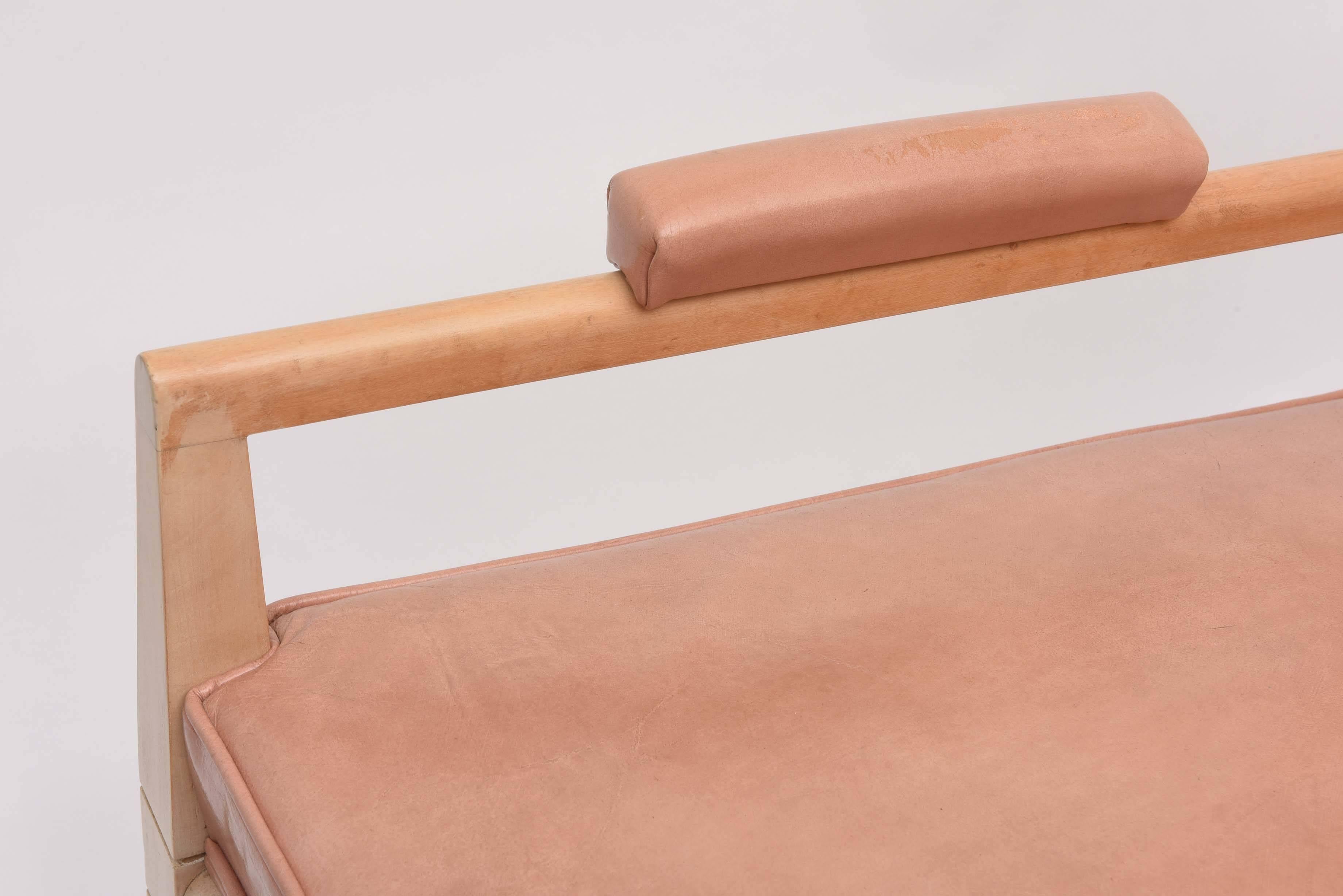 Leather Tommi Parzinger Slat Back Chairs