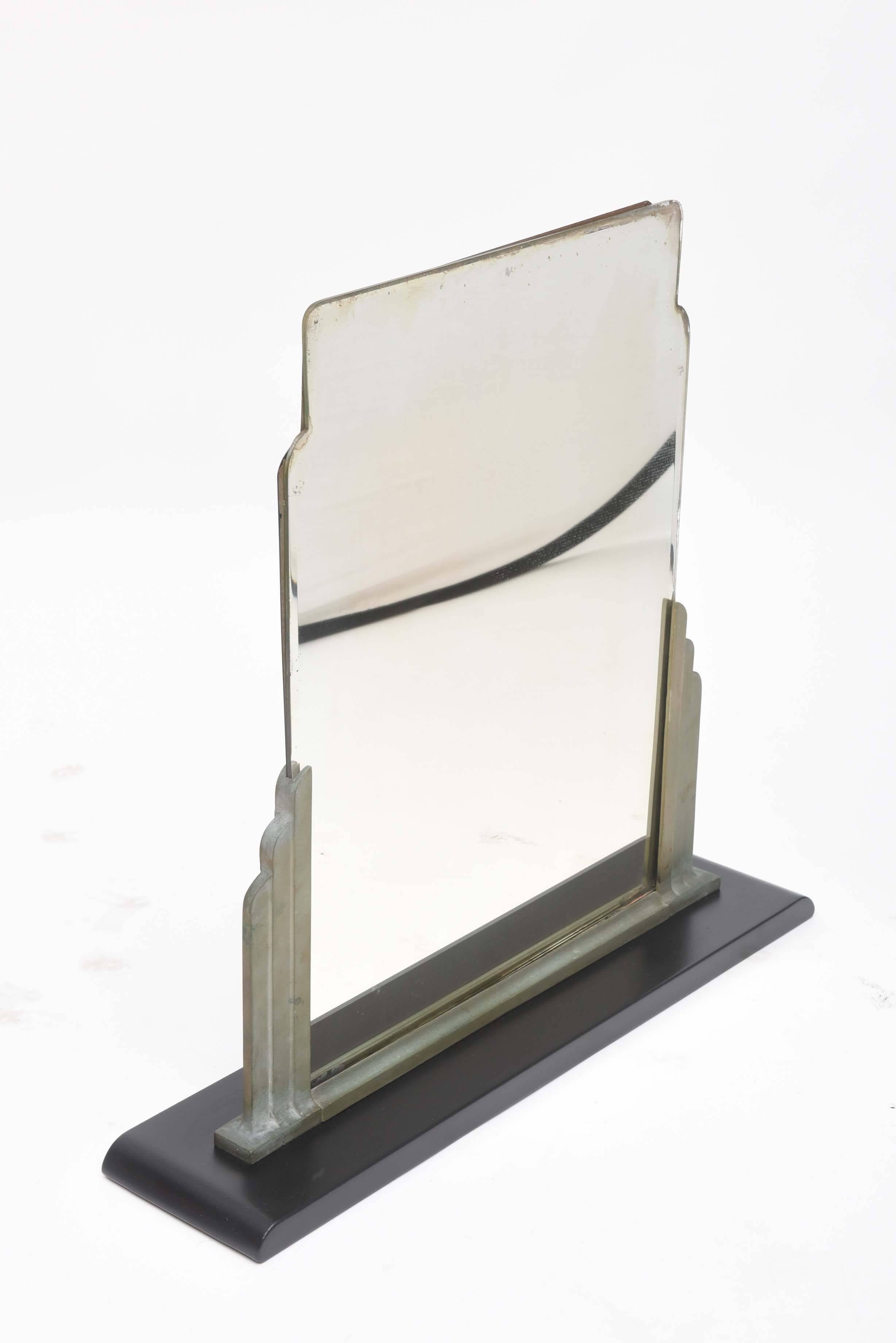 Metal Norman Bel Geddes Skyscraper Mirror For Sale