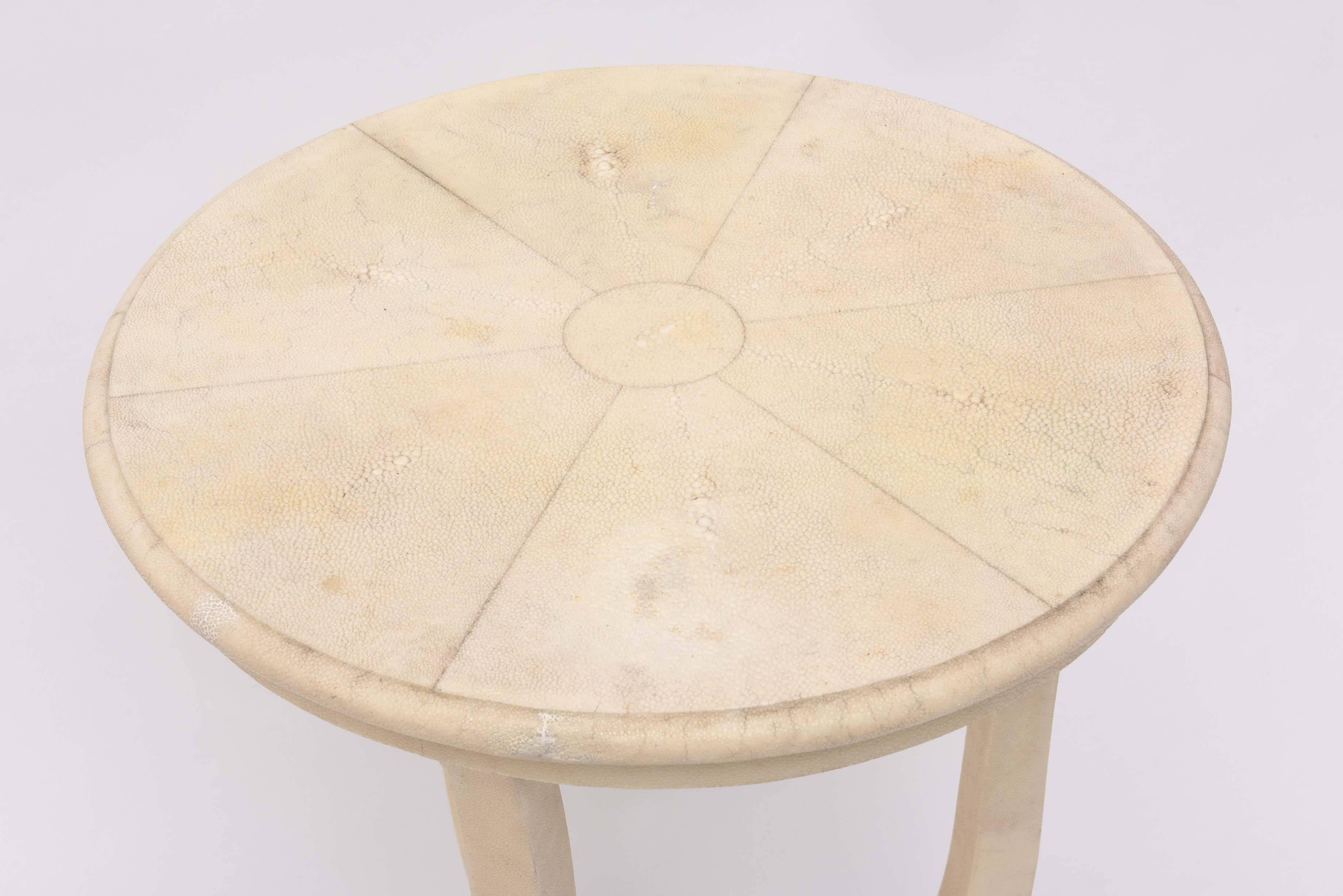 Late 20th Century Maitland-Smith Shagreen Table For Sale