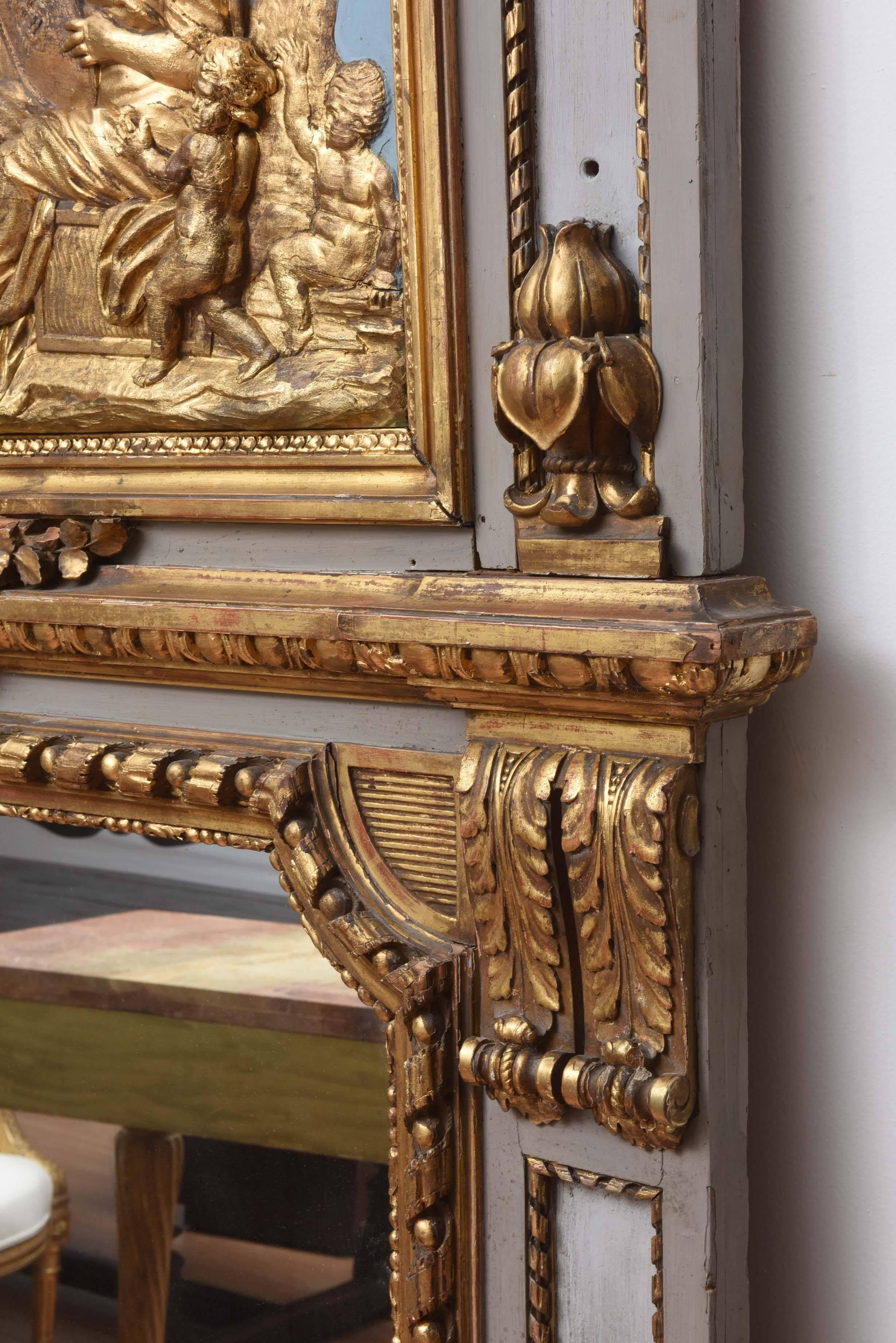 Superb 18th Century Giltwood French Mirror 4