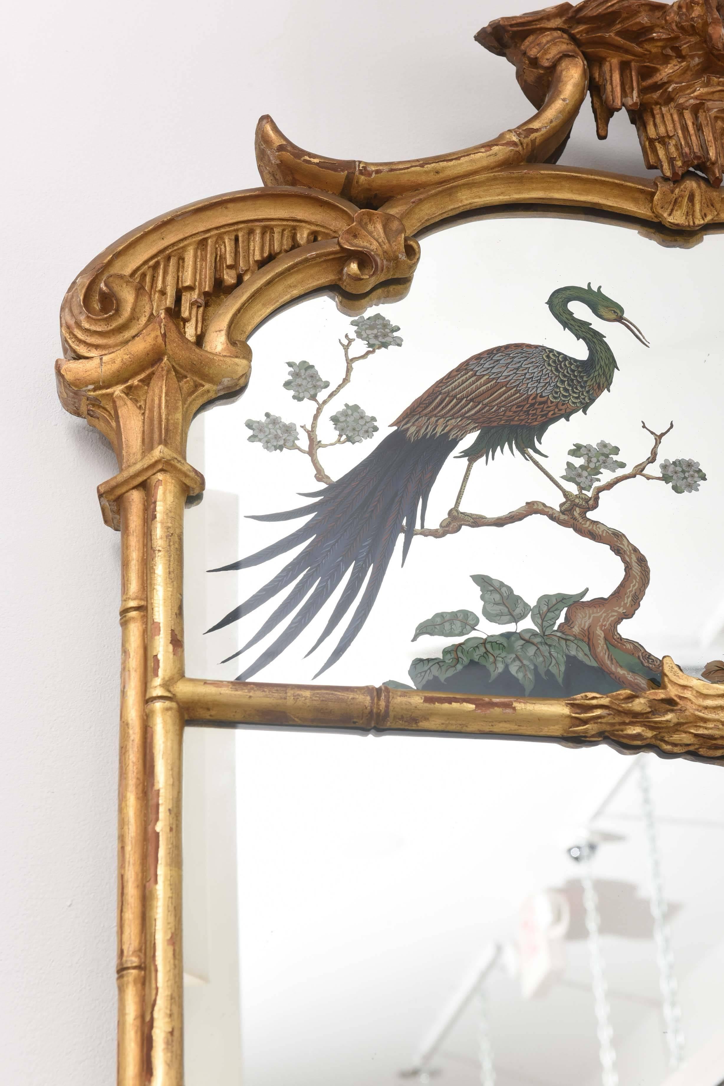Pair of Chinese Chippendale Mirrors In Excellent Condition In West Palm Beach, FL
