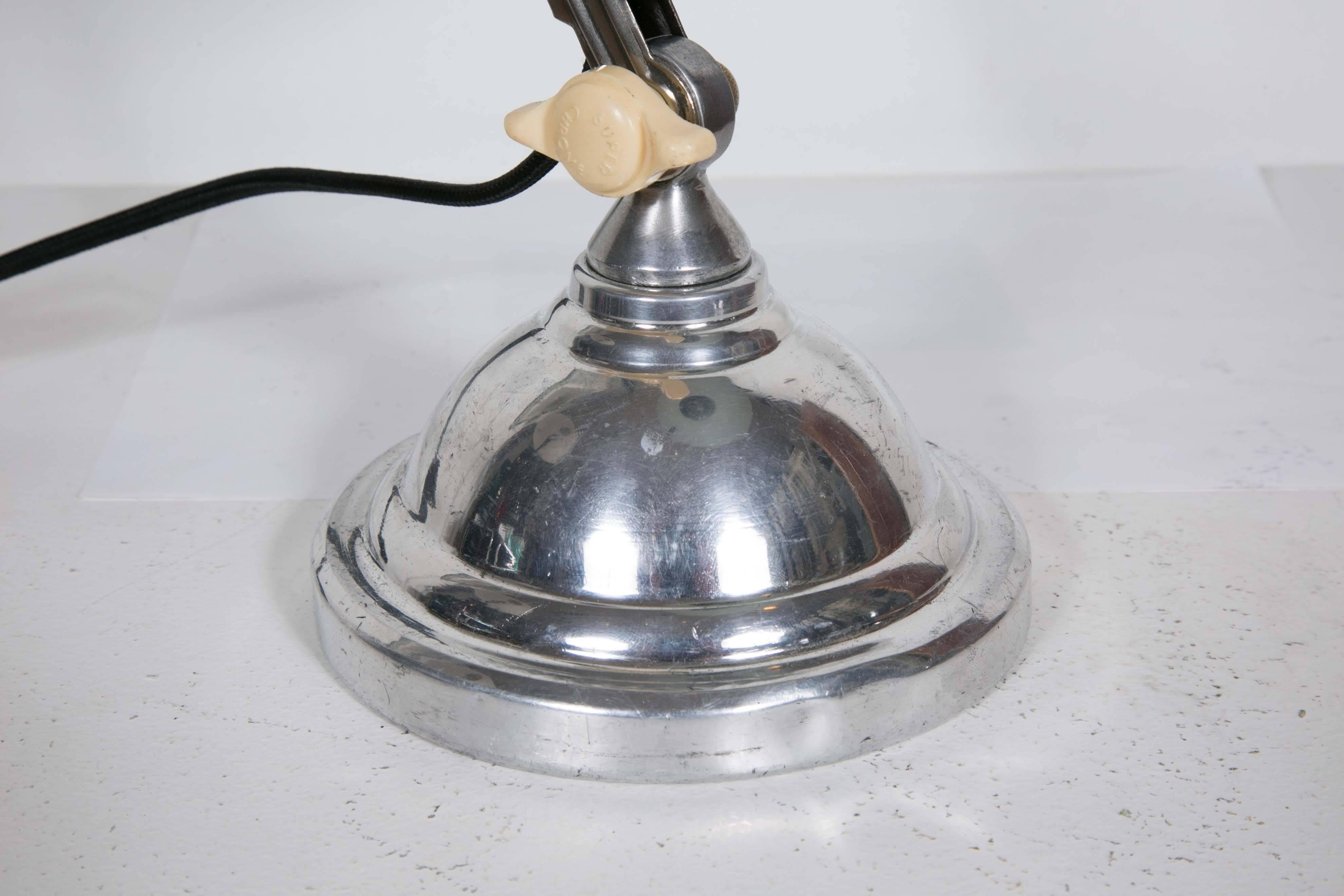 French Art Deco Desk Lamp, 1930s 2