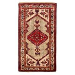 Tappeto persiano Sarab Small Circa 1940 - Lana Avorio Rosso 72161