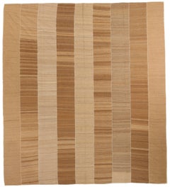 Alfombras Persas Kilim Circa 1940 - Lana Marrón Marfil Topo 72712