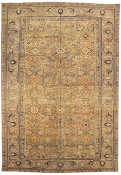 Tappeti persiani Malayer - Lana Marrone Avorio Taupe 73282