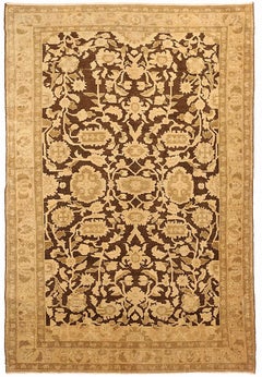 Tappeto Persiano Malayer Piccolo - Lana Marrone Avorio Taupe 73310