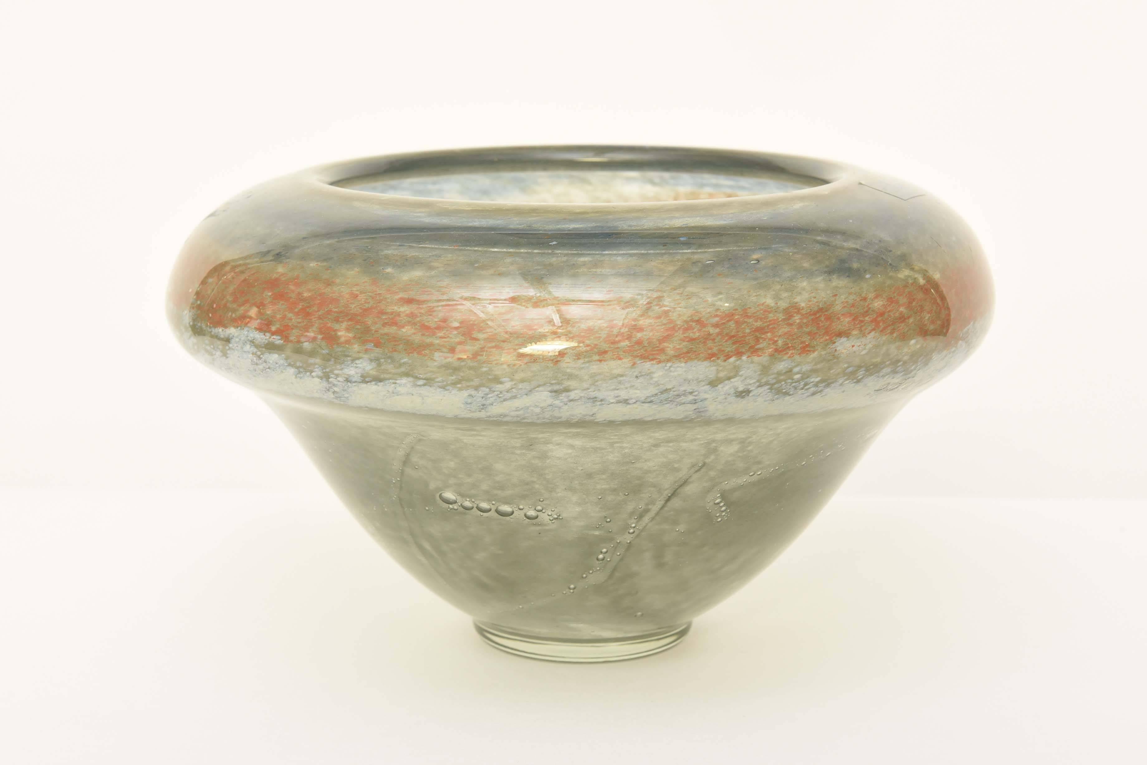 Vilnaus Contemporary Art Glass Bowl 2