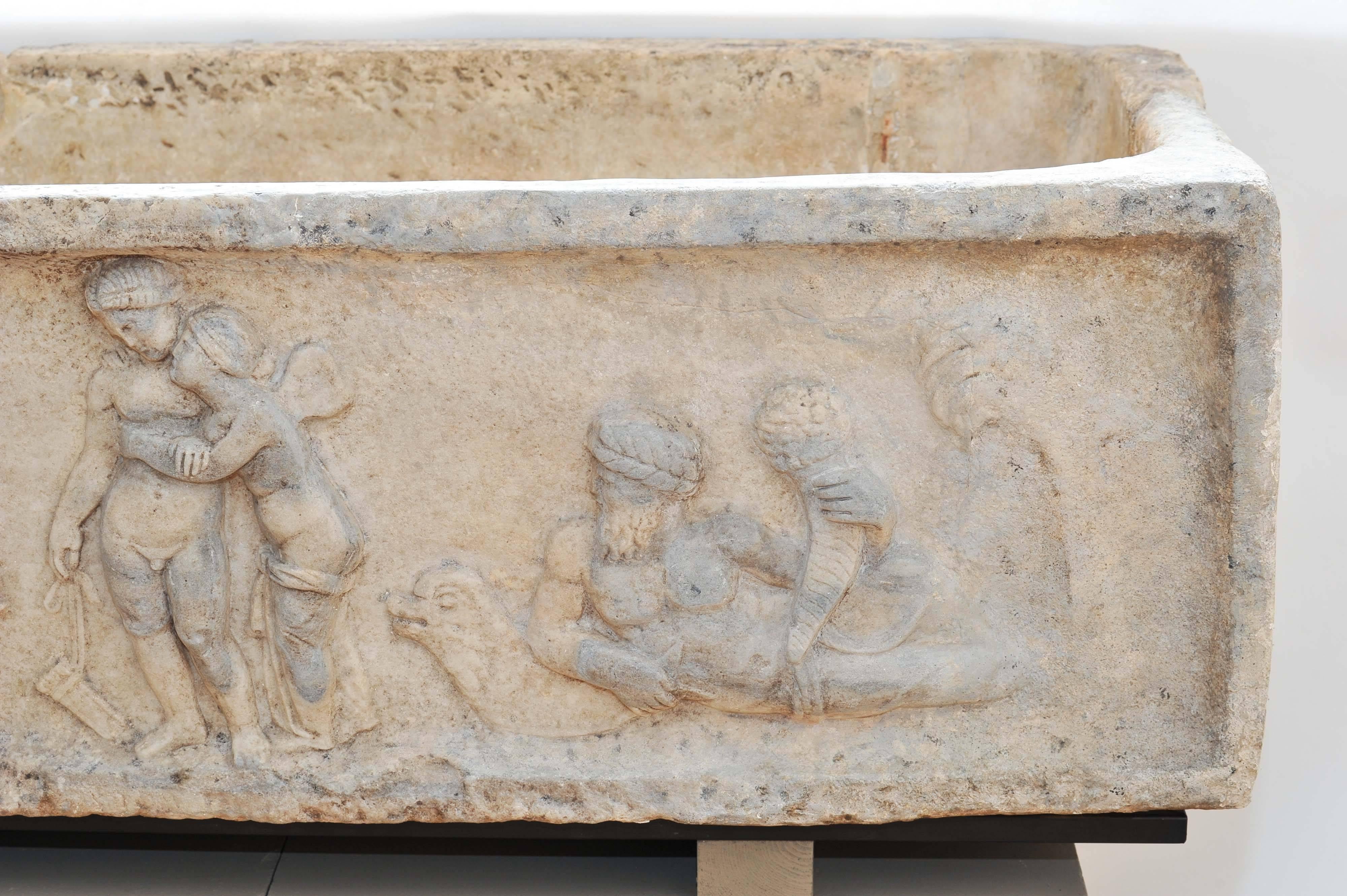 Important Roman Sarcophagus For Sale 1