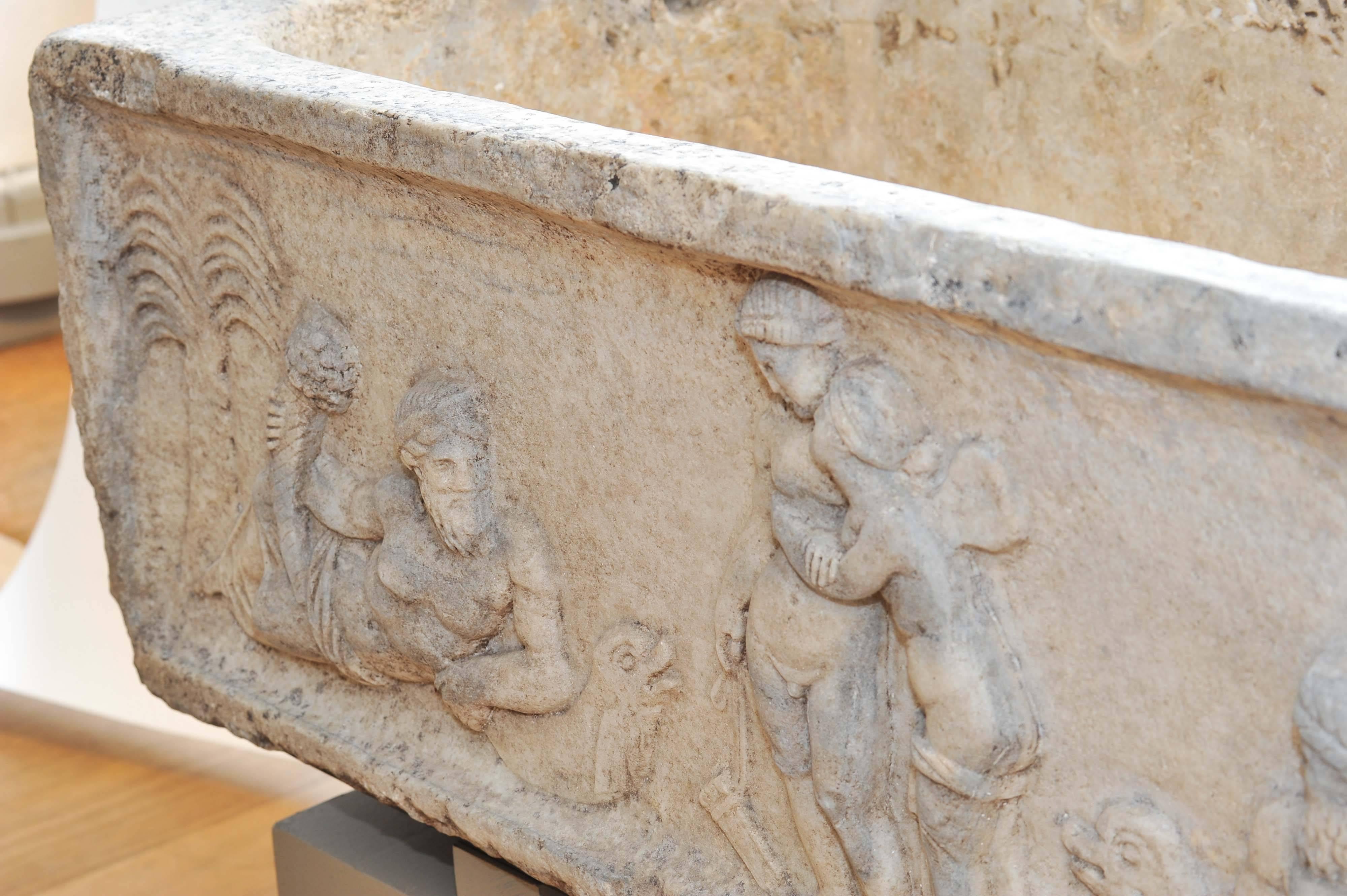 Important Roman Sarcophagus For Sale 2