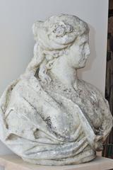 A set of four early 18th century marble busts of the four seasons.