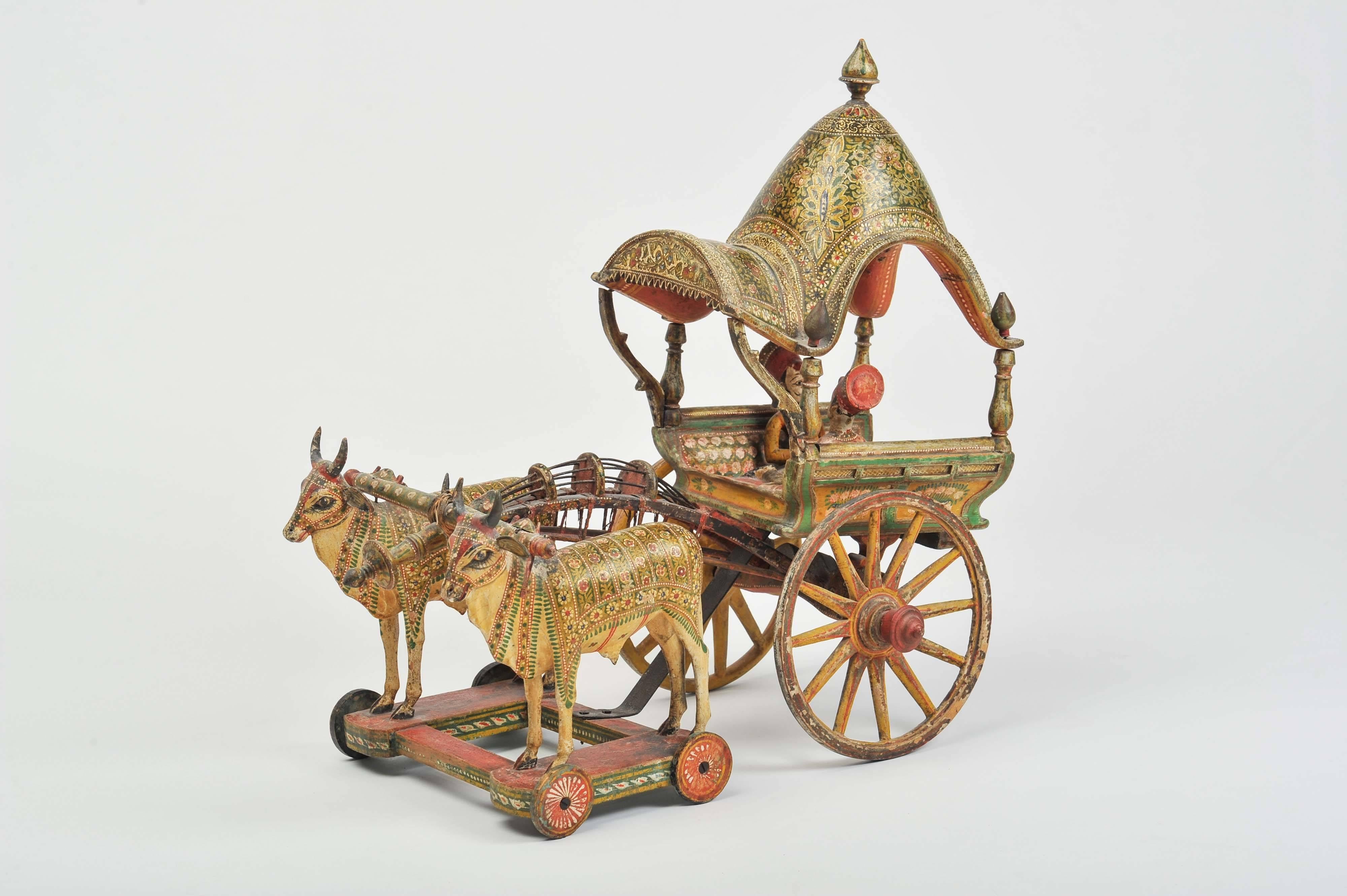 British Colonial Early 20th Century Model of Ceremonial Wagon