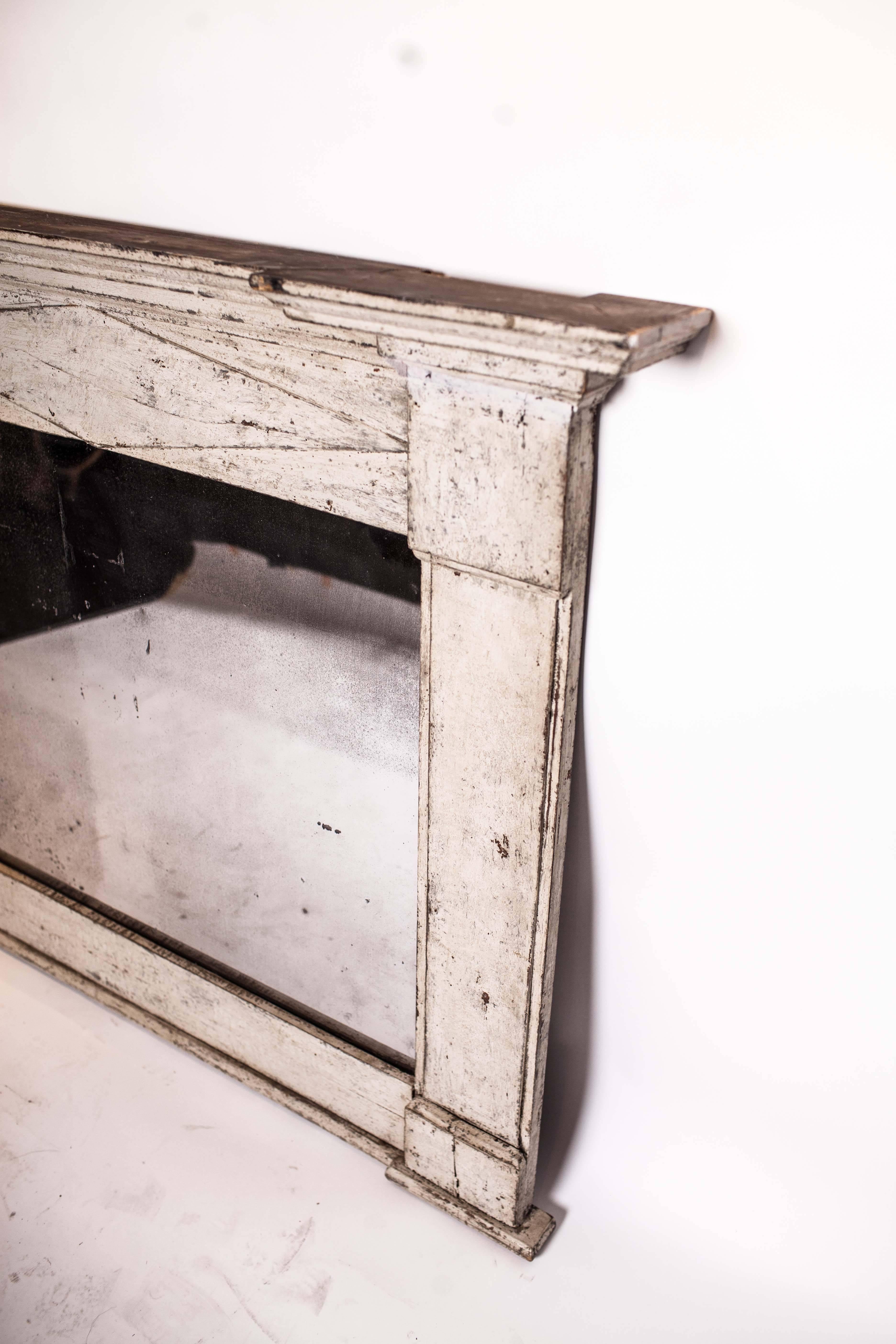 19th Century French Directoire Painted Mirror 2