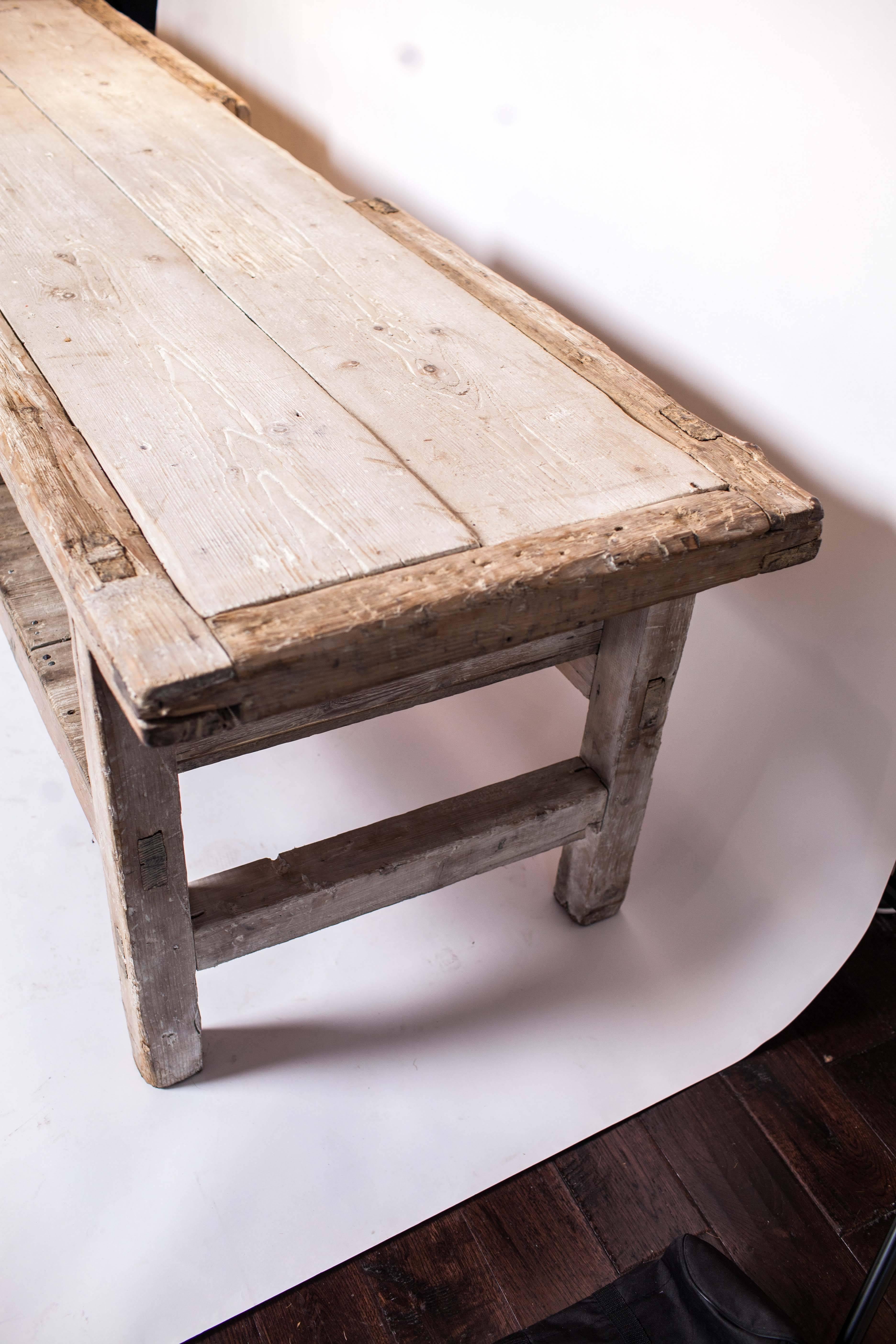 Late 19th Century Italian Sculptor's Table In Distressed Condition In Nashville, TN