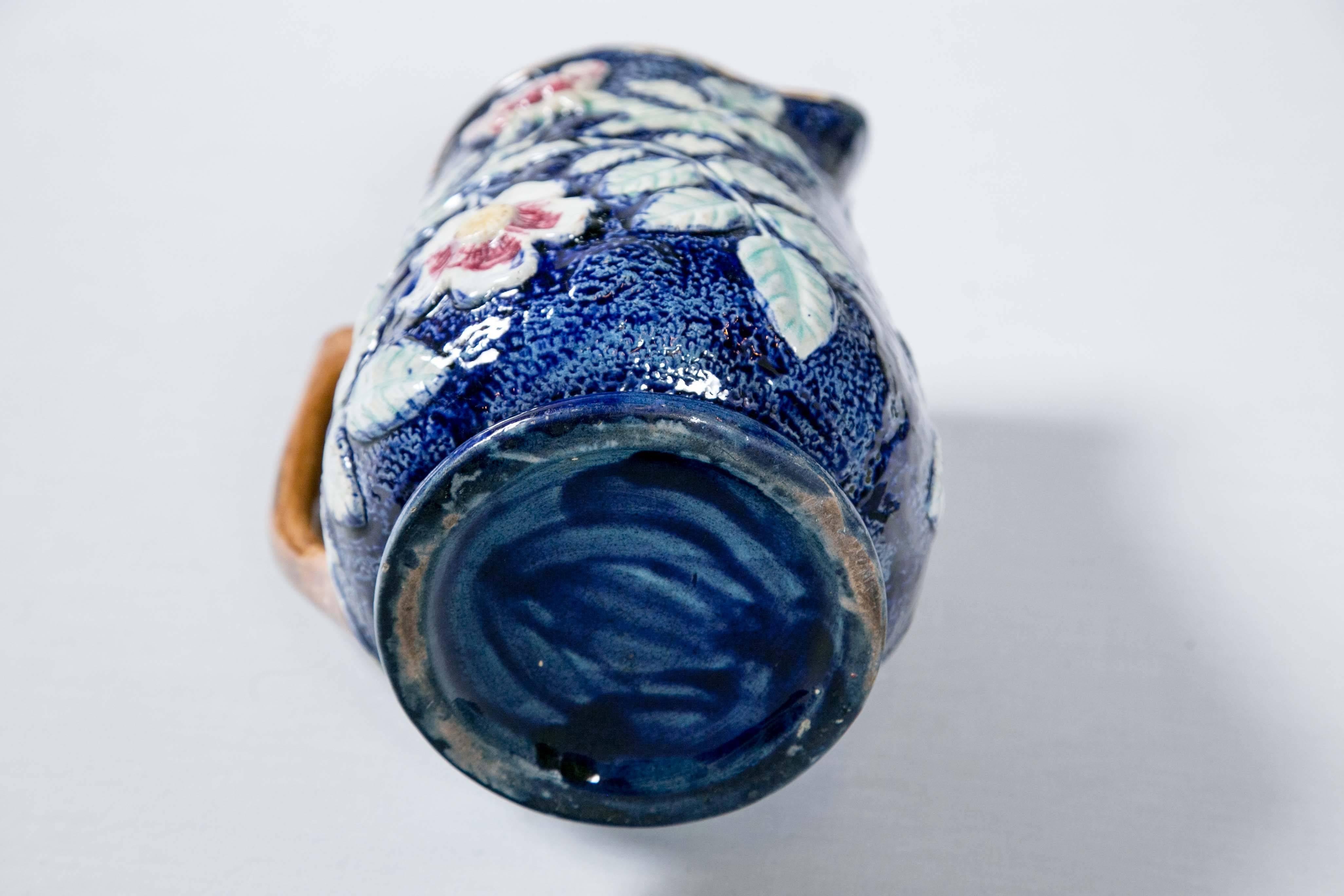 English Majolica Pitcher, 