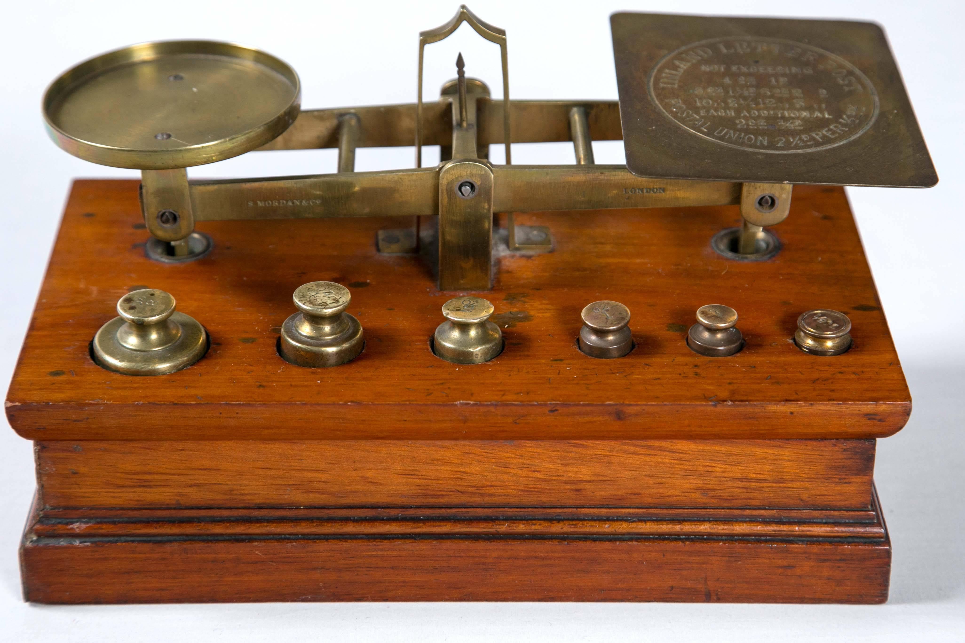 20th Century English Postal Scale, S. Mordan & Co., London, circa 1910