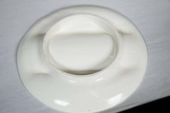 French Majolica Asparagus Set, Salins, Late 19th Century