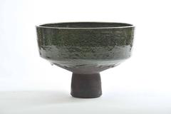 Green Ceramic Planter by Groeneveldt