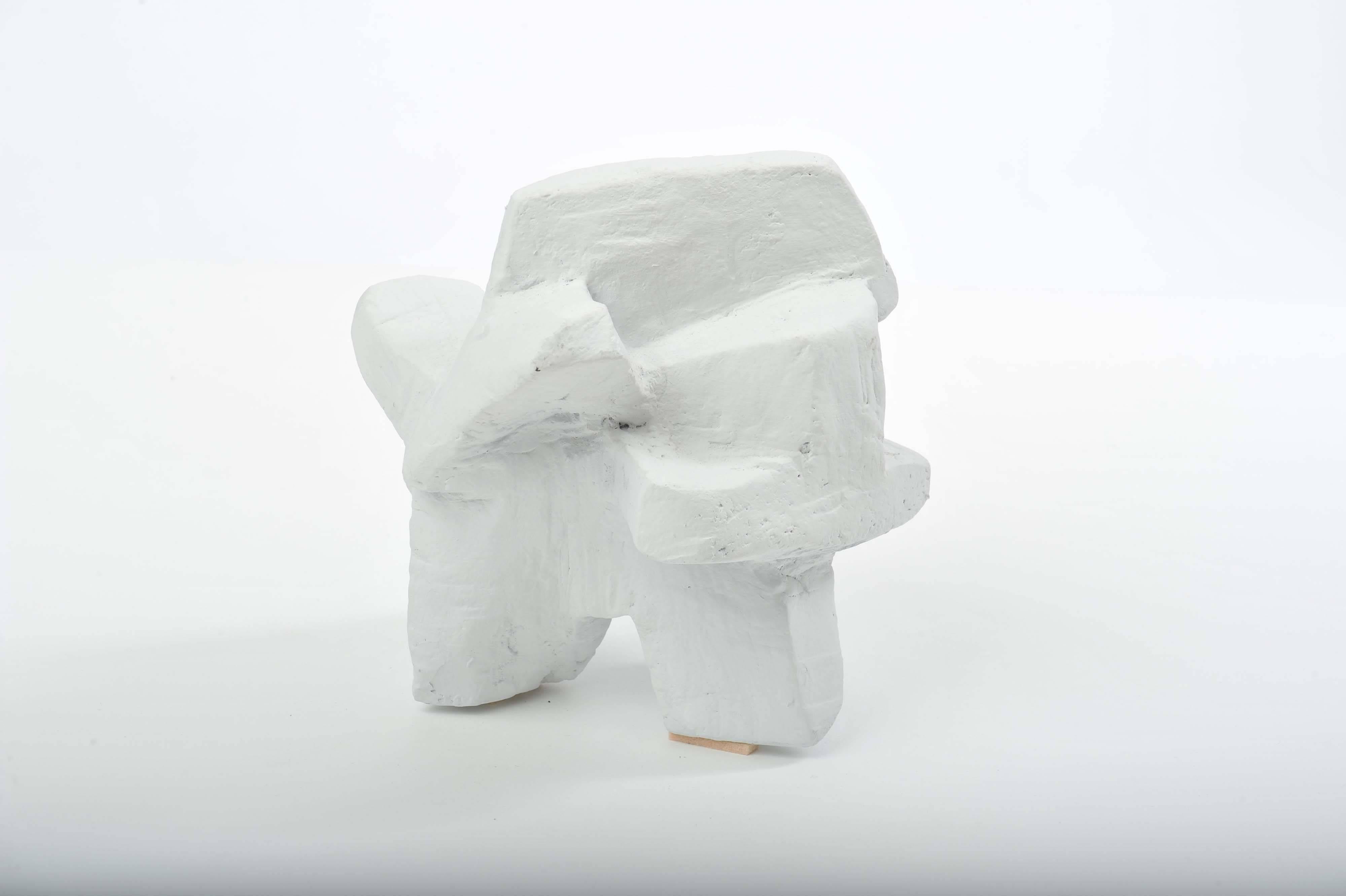 white abstract sculptures