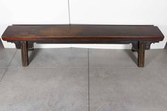 Classic Large 19th Century Temple Bench