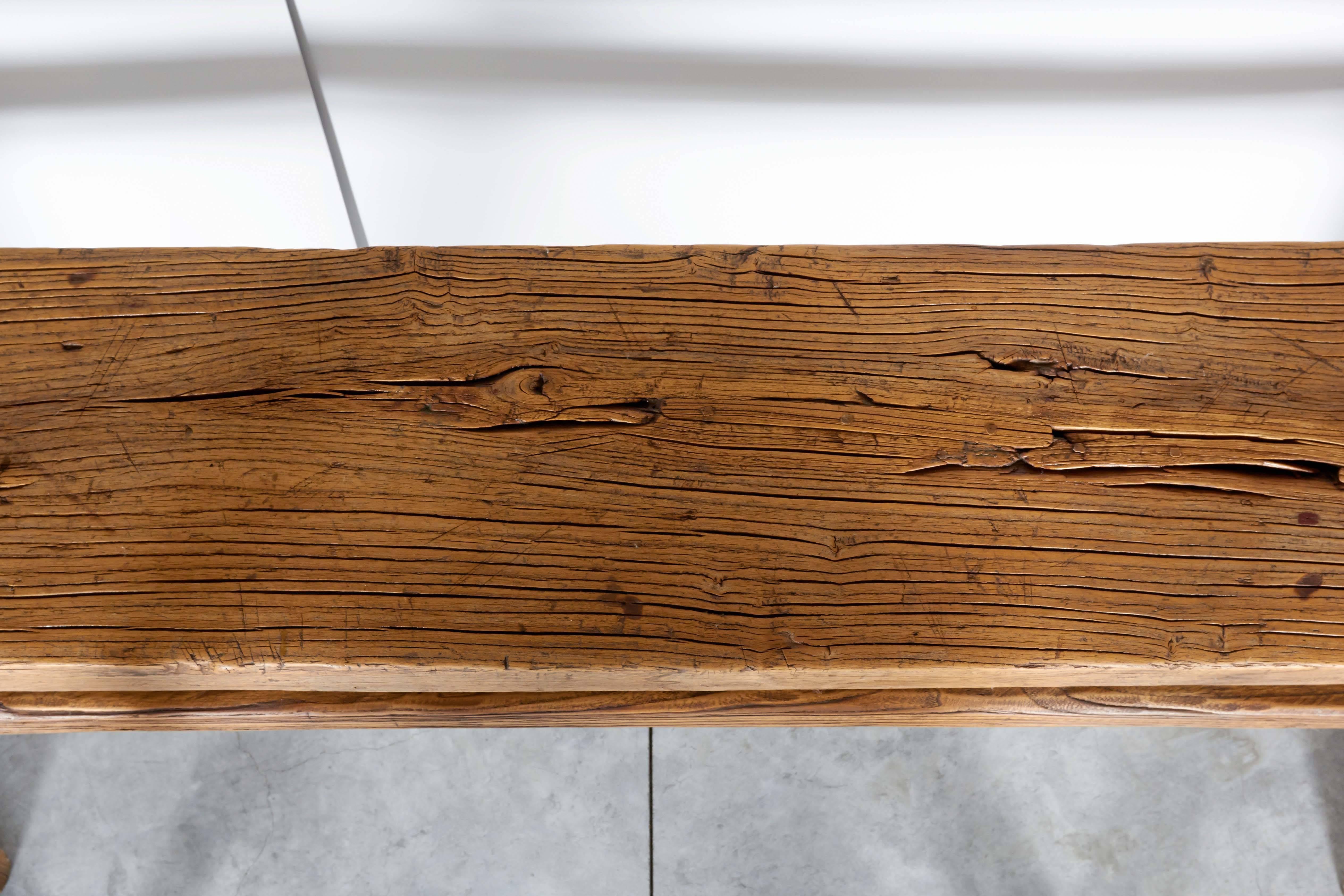 Chinese Very Narrow Antique Farm Table