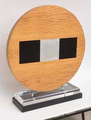 American Wood Sculpture, Mounted on Stand