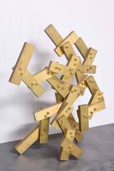 Large and Rare American Abstract Bronze Sculpture, Larry Mohr