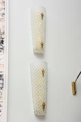 Set of Four Large Italian Modern Barovier and Toso Wall Lights