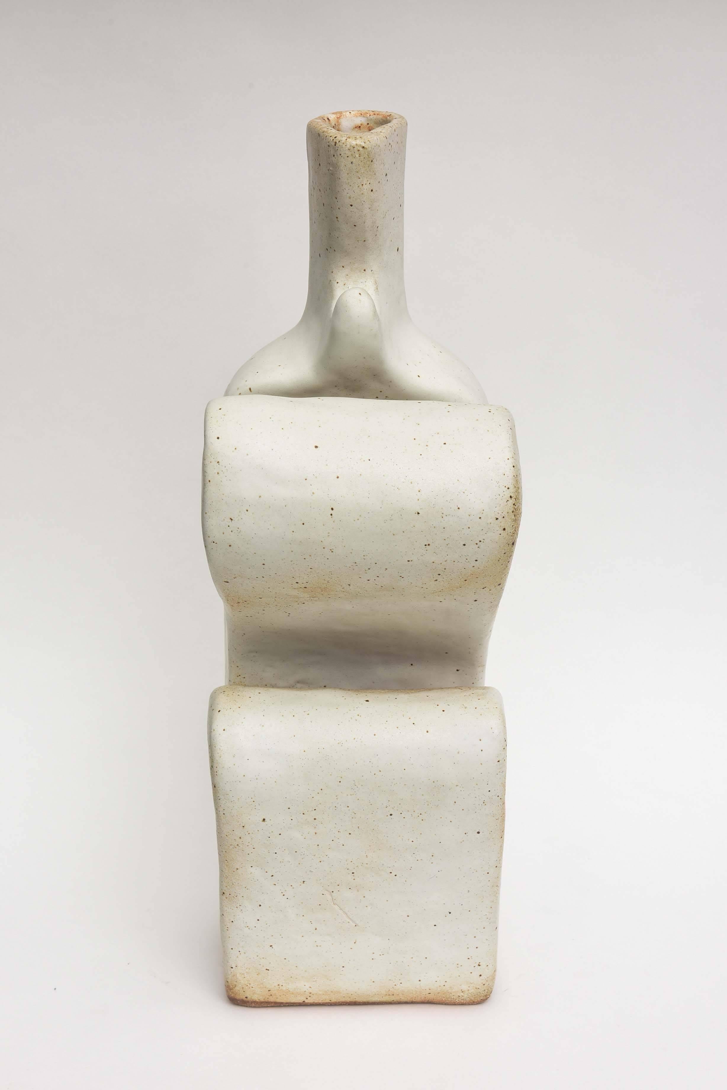 American Modern Ceramic Vase/Sculpture, Daric Harvie For Sale 1